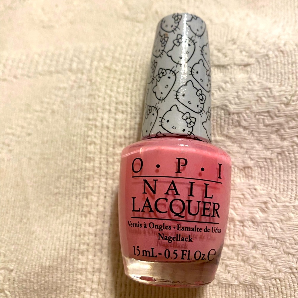 OPI Hello Kitty Nail Lacquer - Look at my Bowl pink